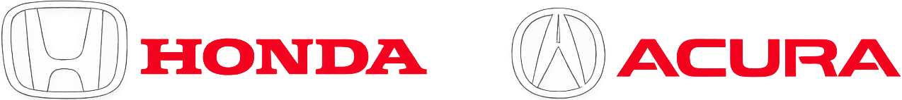 Honda and Acura logos